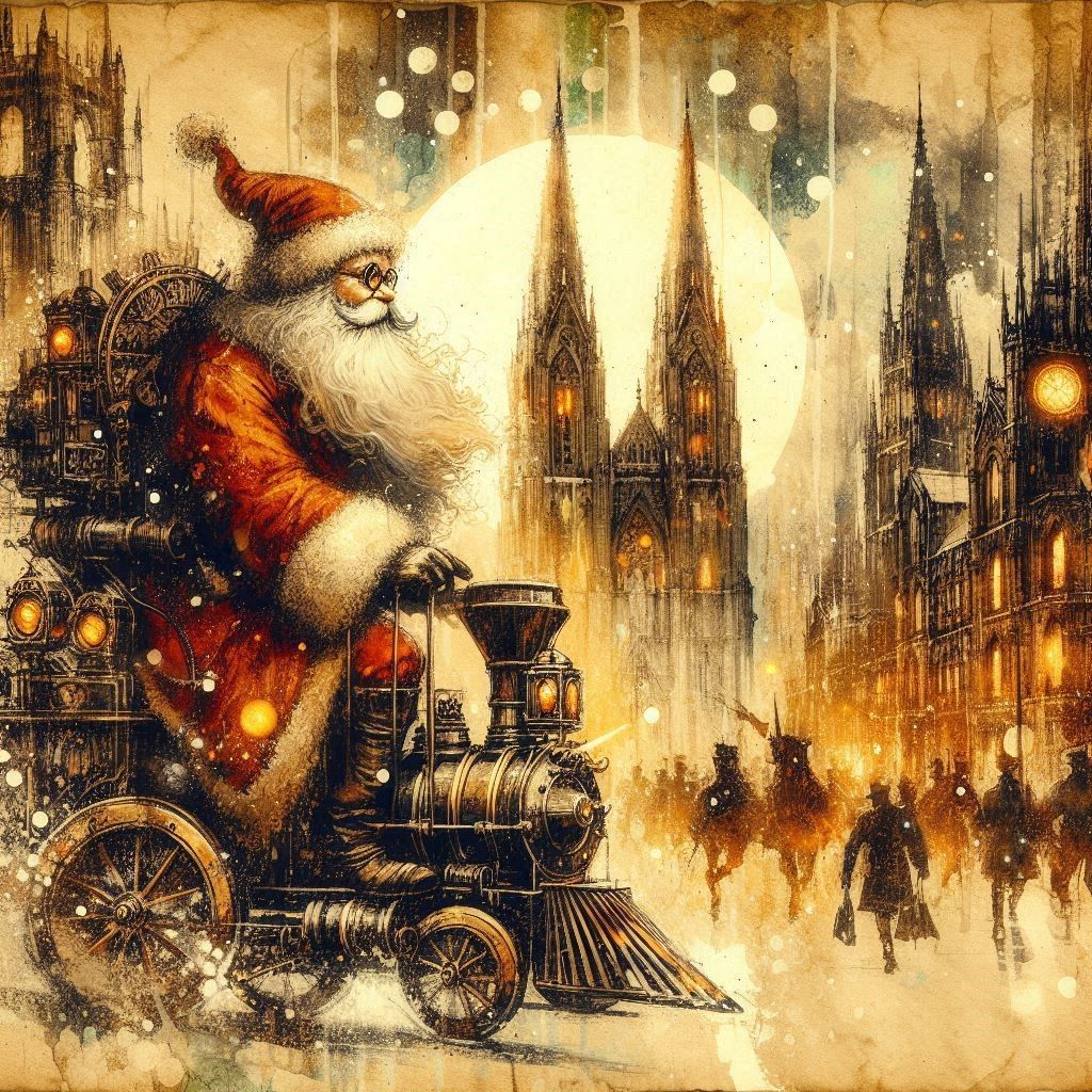Steampunk Santa.