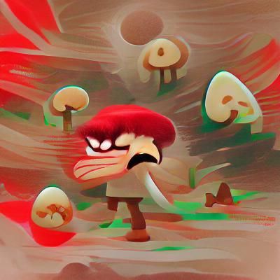 Angry mushroom man