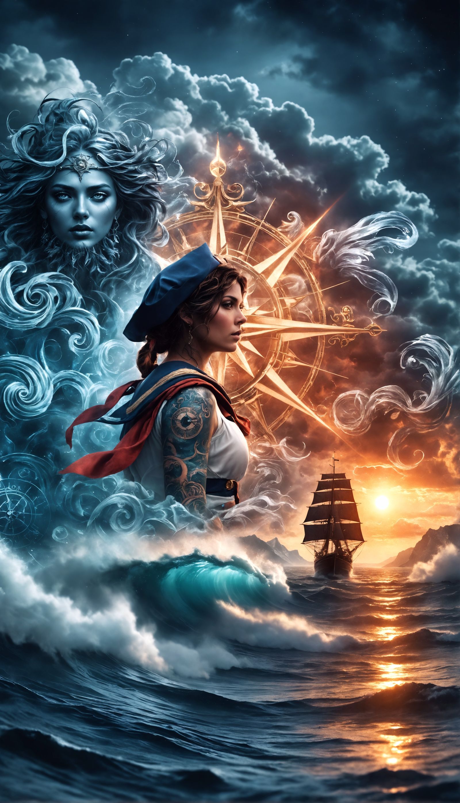 Compass Rose  by @Live4Create