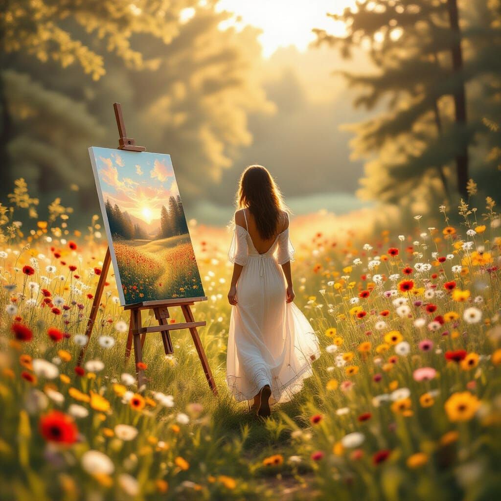  Field of flowers  by @Violetvivi