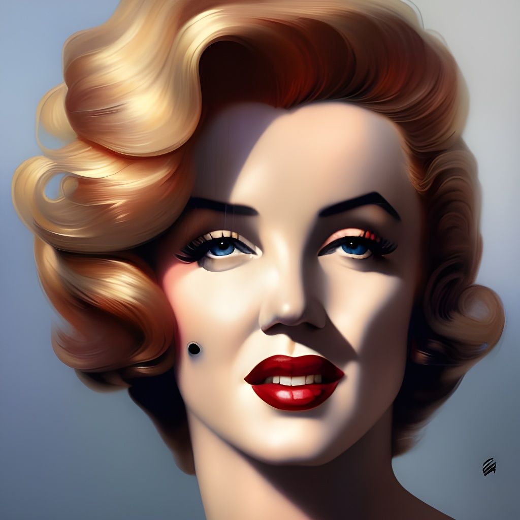 Marilyn Monroe - AI Generated Artwork - NightCafe Creator