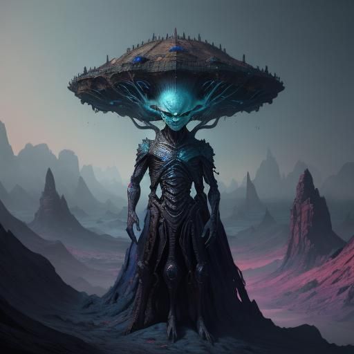 an alien with a human friend