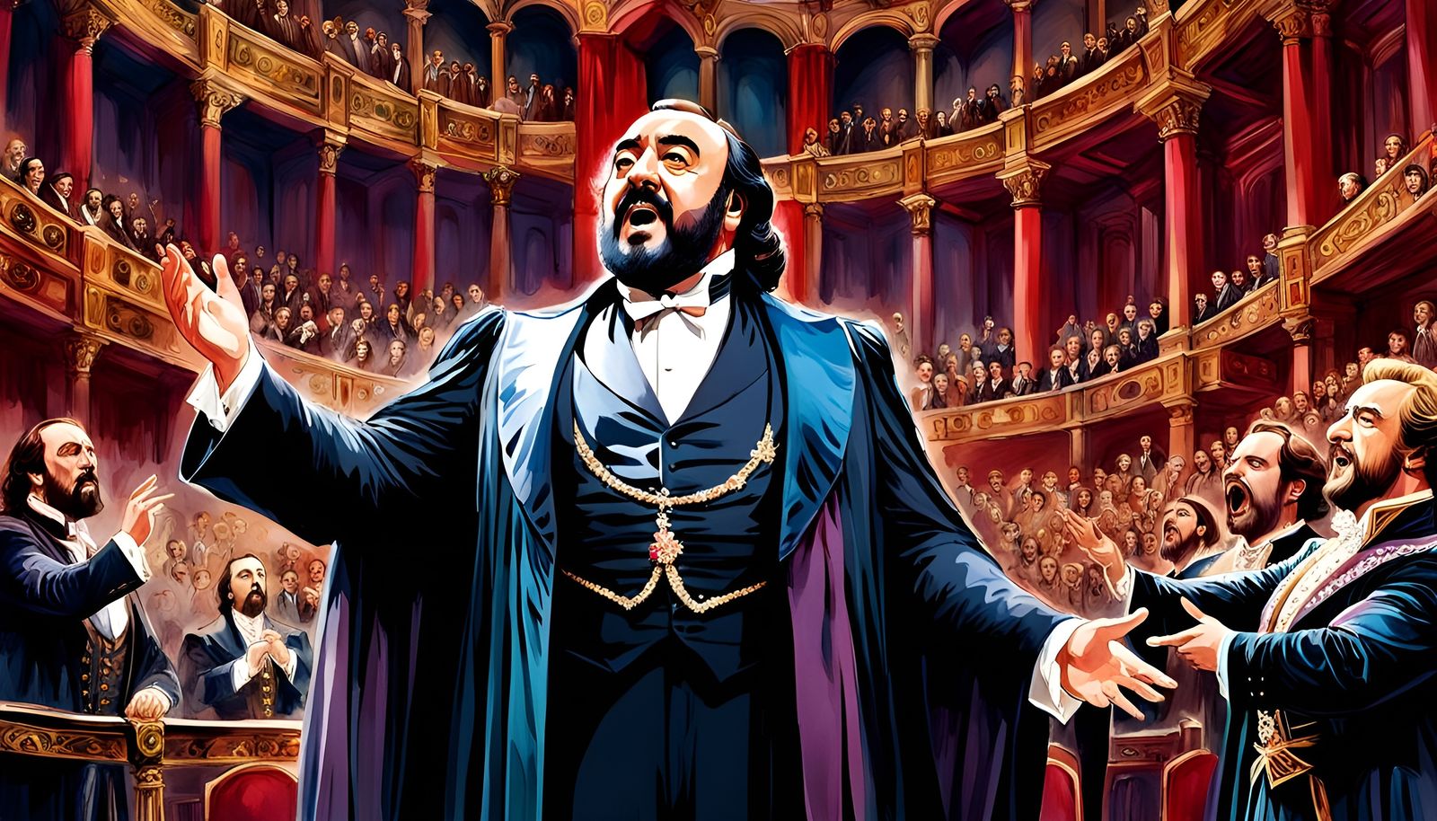 Luciano Pavarotti   by @BrazilIAn_Nerd