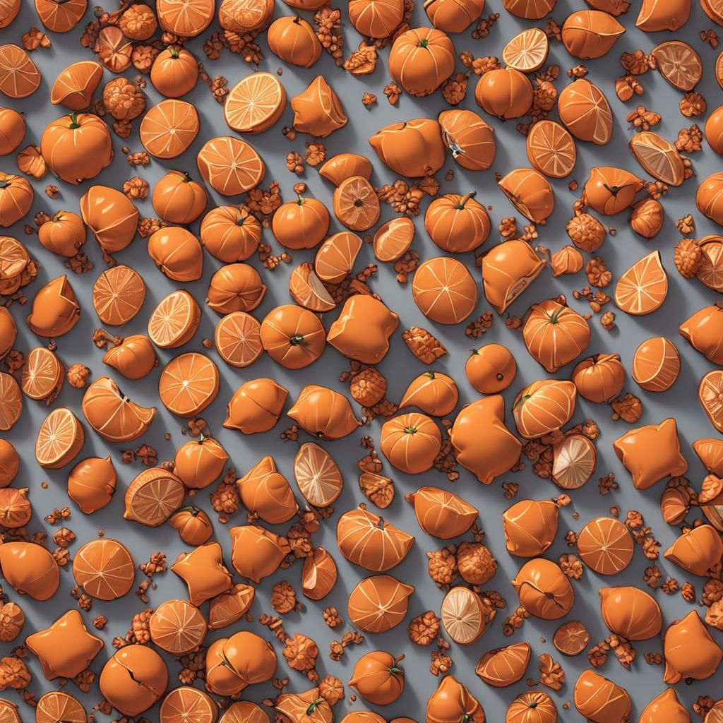 Create beautiful and stunning orange pillow