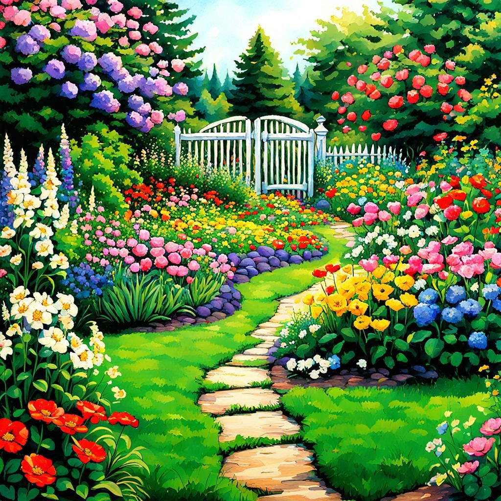 flower garden