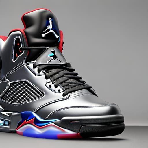 Air Jordan 5s chromed