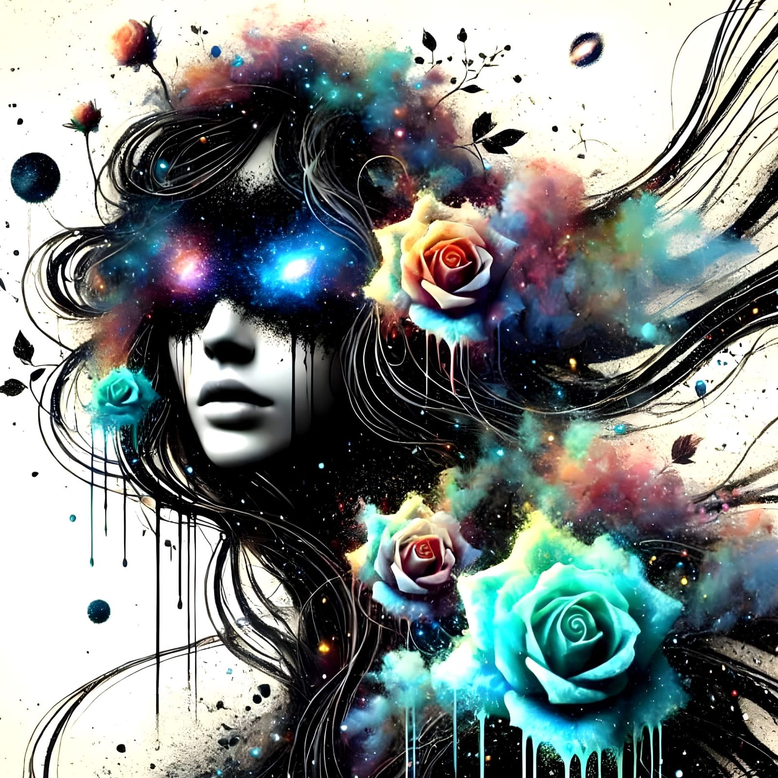 bioluminescent roses