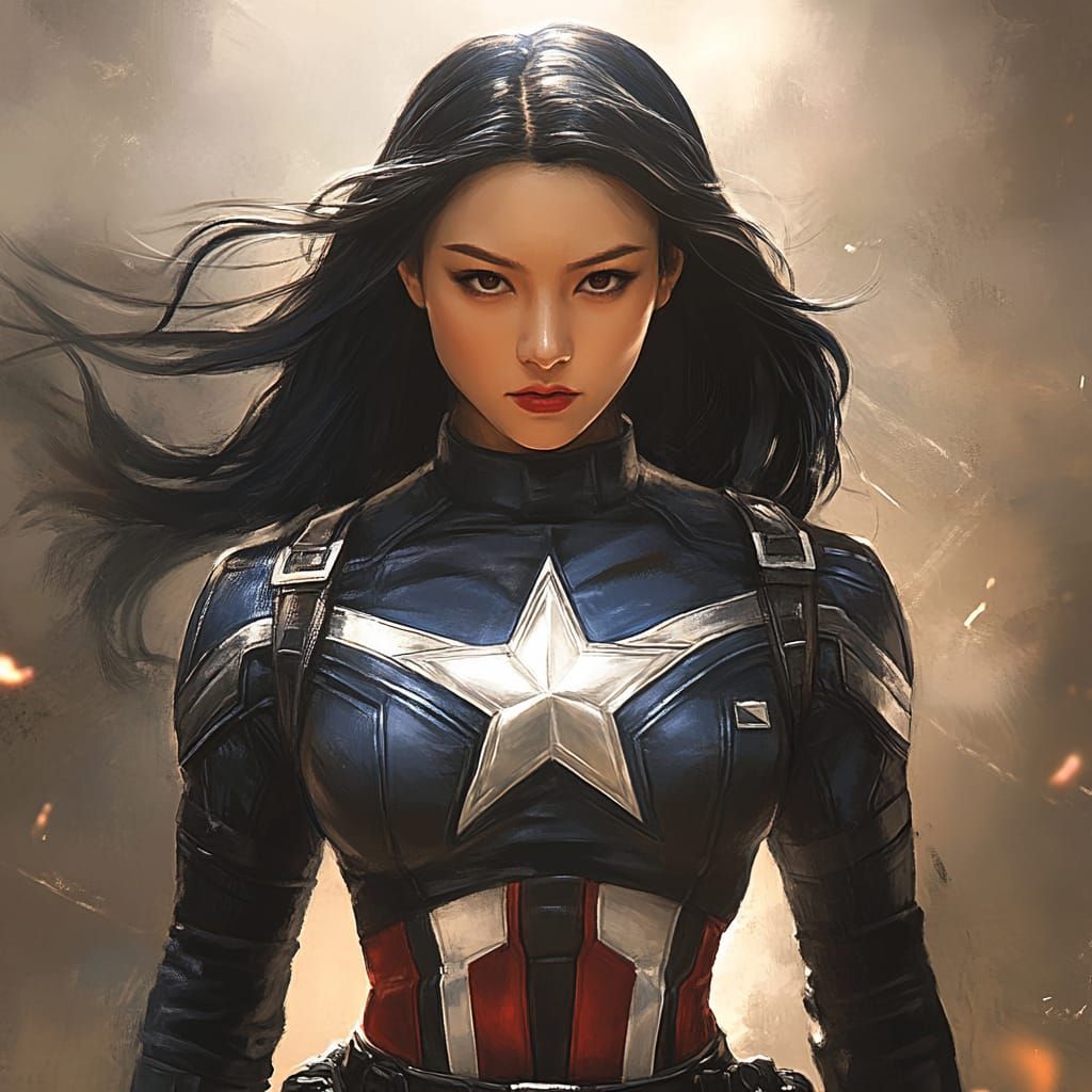 Miss America... pose...