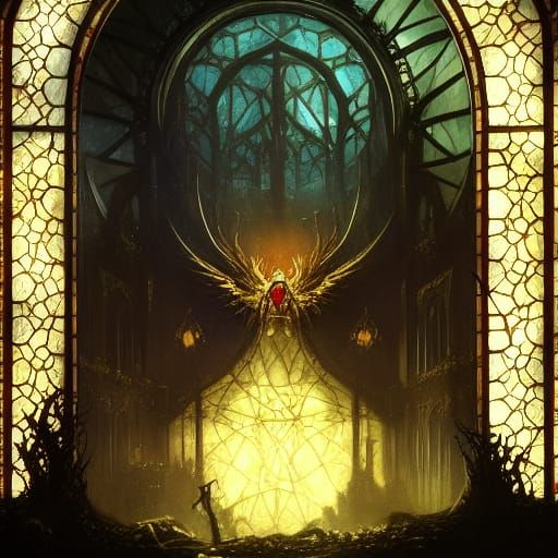 Stained glass of the lands between undefined