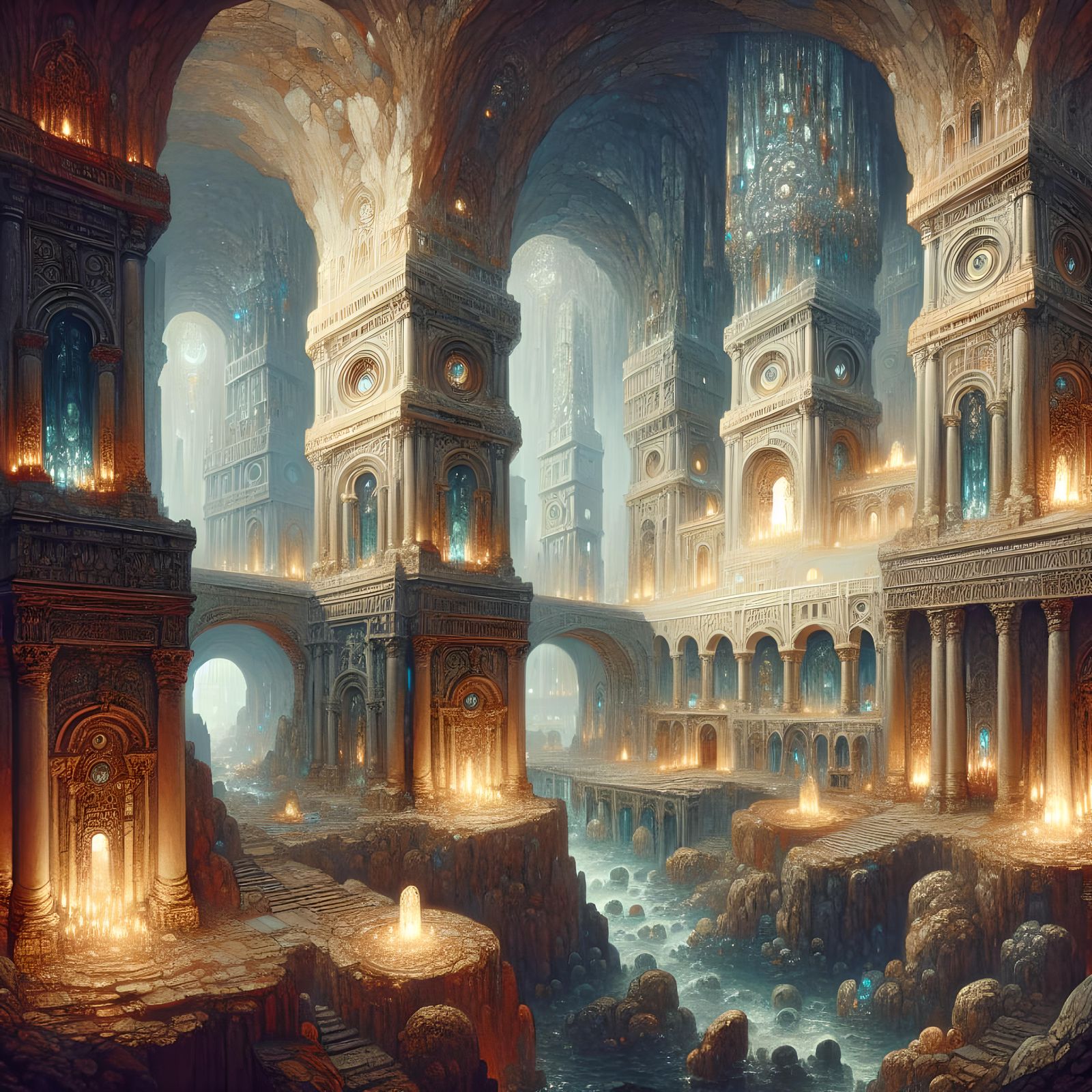 Mines of Moria, in the tradition of Tolkien and Peter Jackso...