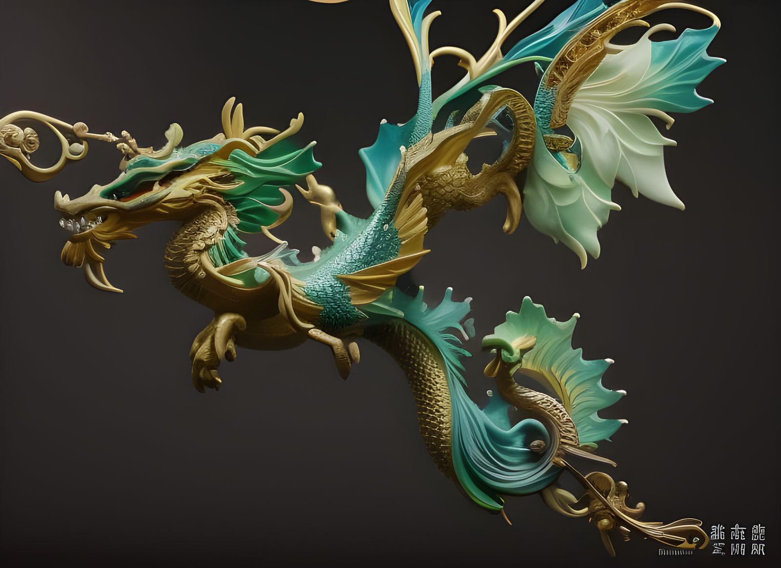 Green Tea Dragon - AI Generated Artwork - NightCafe Creator