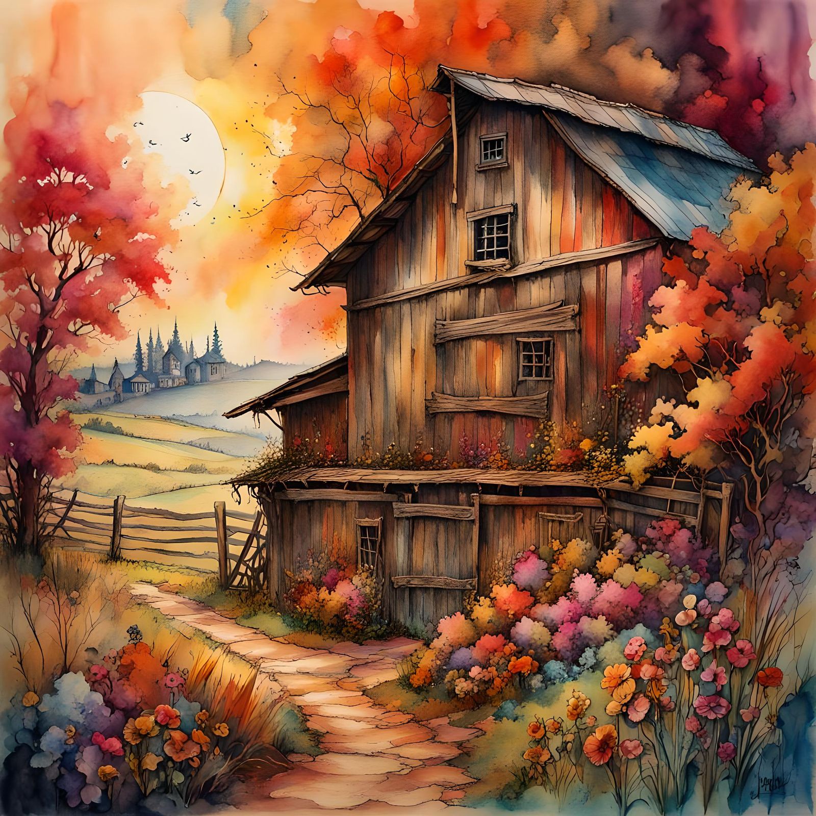 Farm  by @Happy Jack