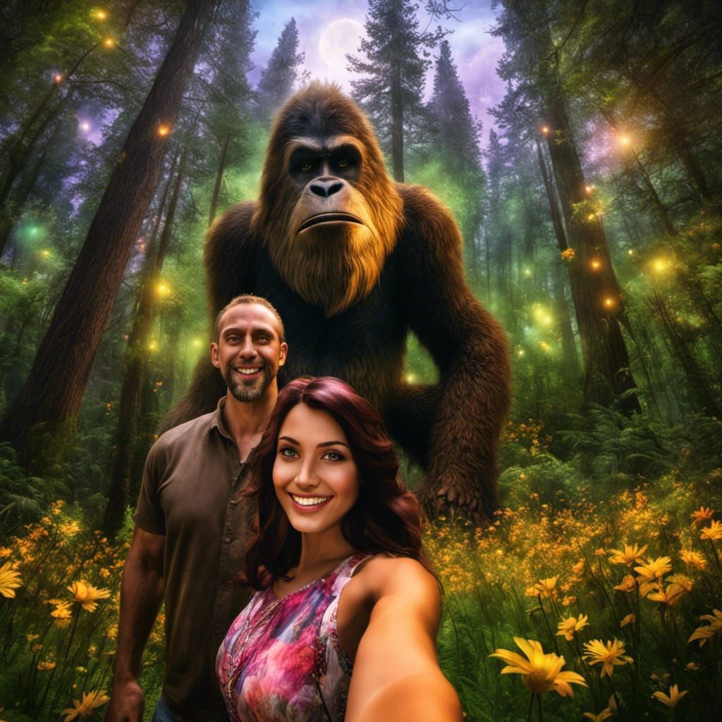 we met bigfoot! #real #yolo #influencerlife  by @GORY