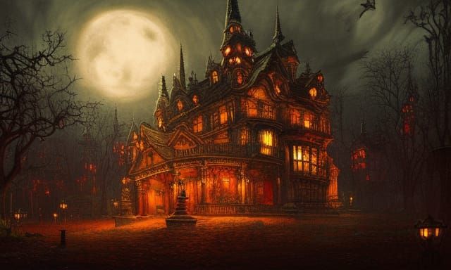Full Moon At The Old Theatre