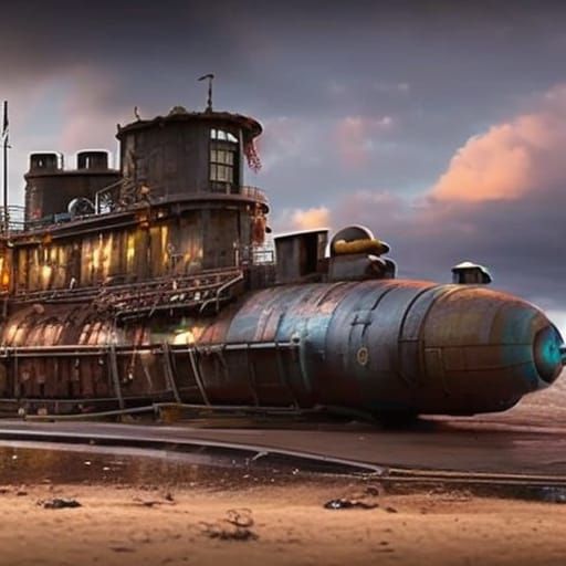 Abandoned submarine