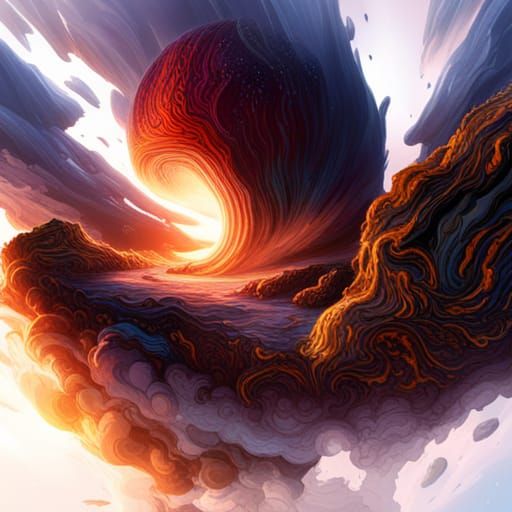 the planet explodes