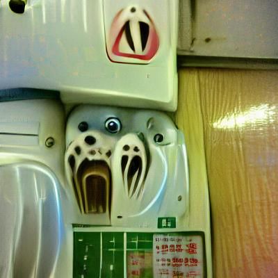 scary horror face
