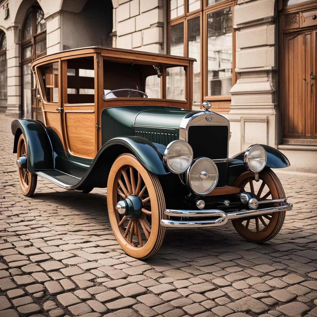 First like car. Oldschool cars with wooden wheels.
   by @WoodBeGreat