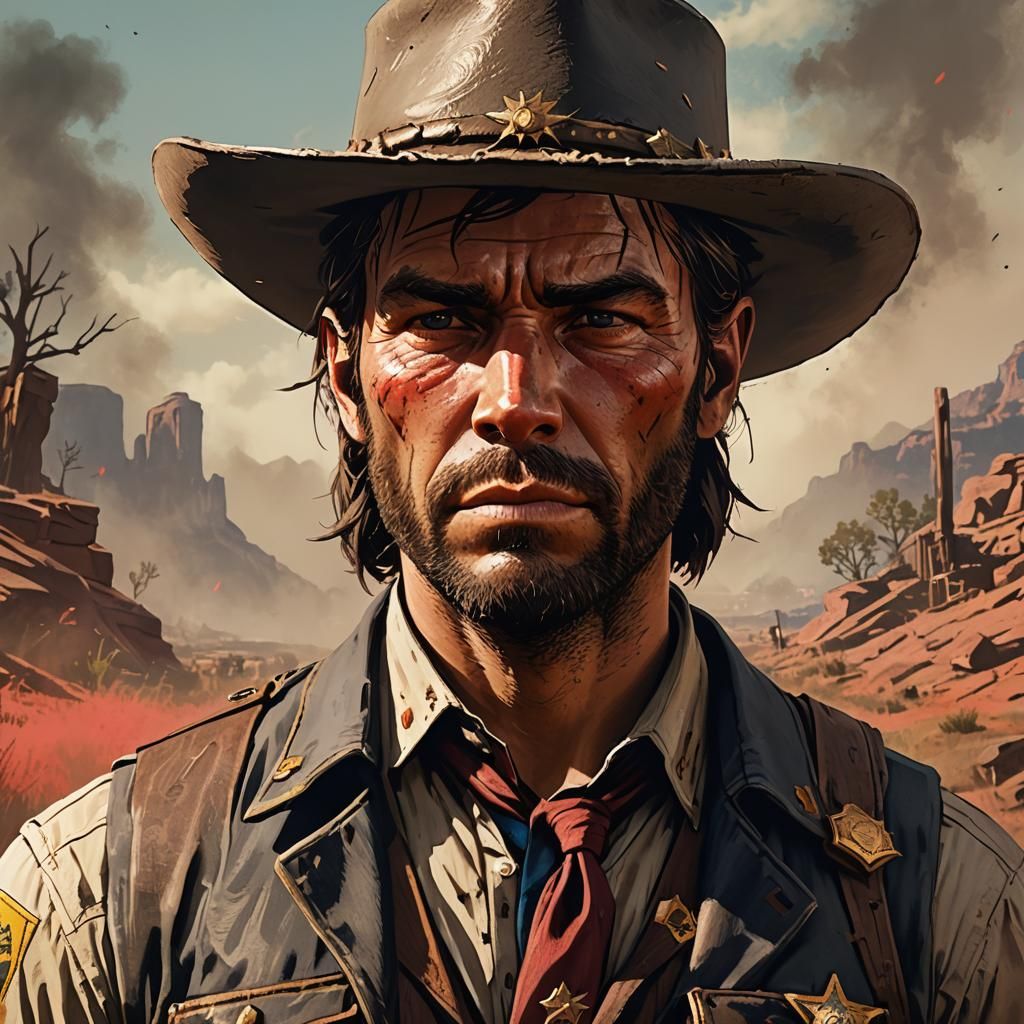 avatar of a 29-year-old sheriff, based on the game Red Dead ...