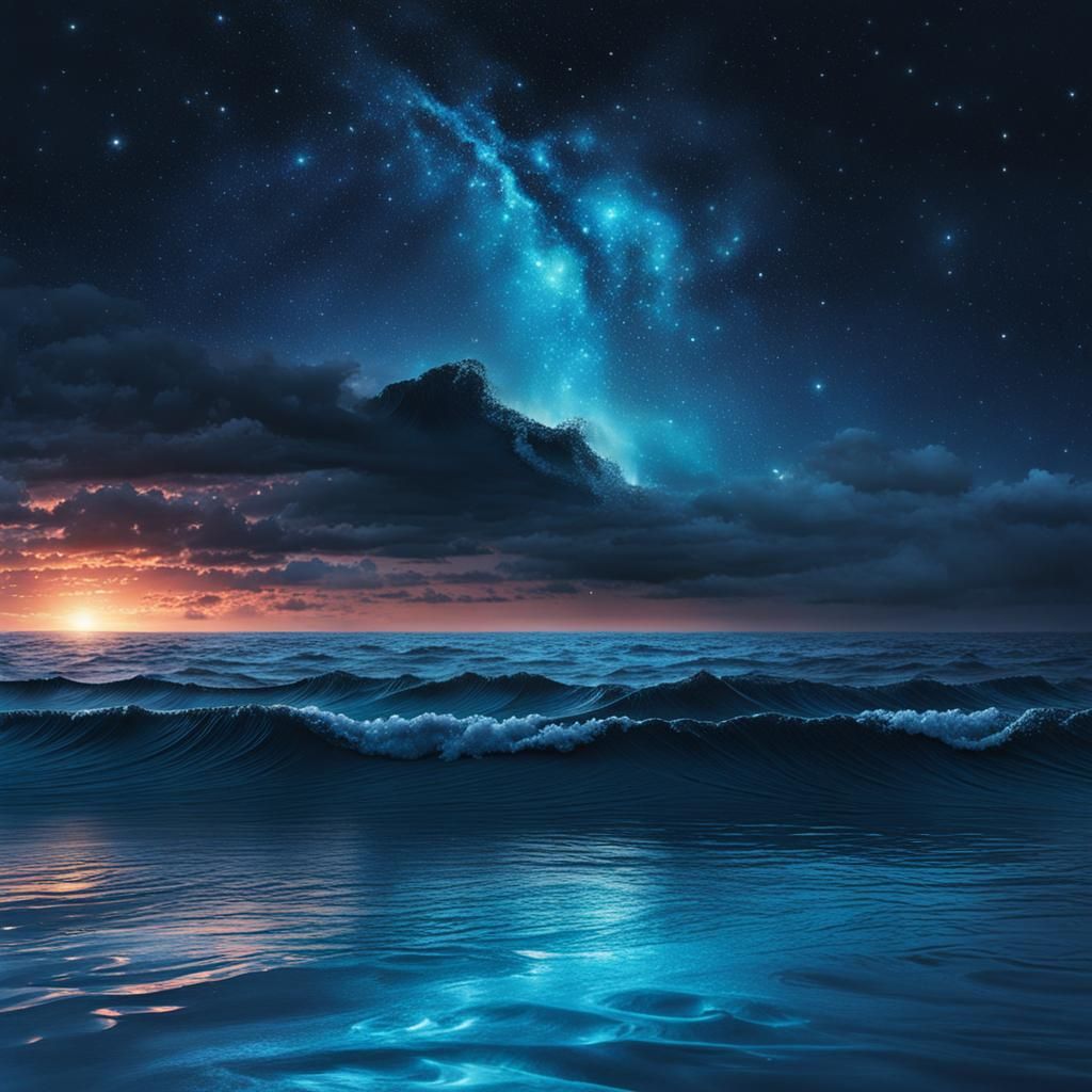 To watch the waves rise and fall  by @Kleo Ginger