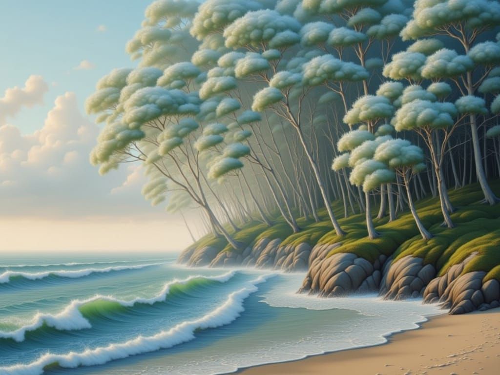A shore of Vancouver island