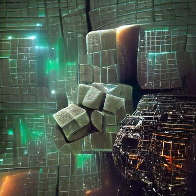 Borg sugar cube in space