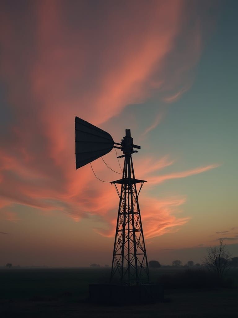 Windmill on the prairie