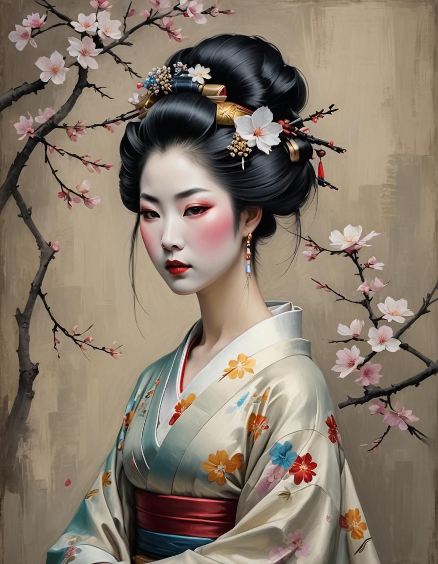 Portrait of a Geisha