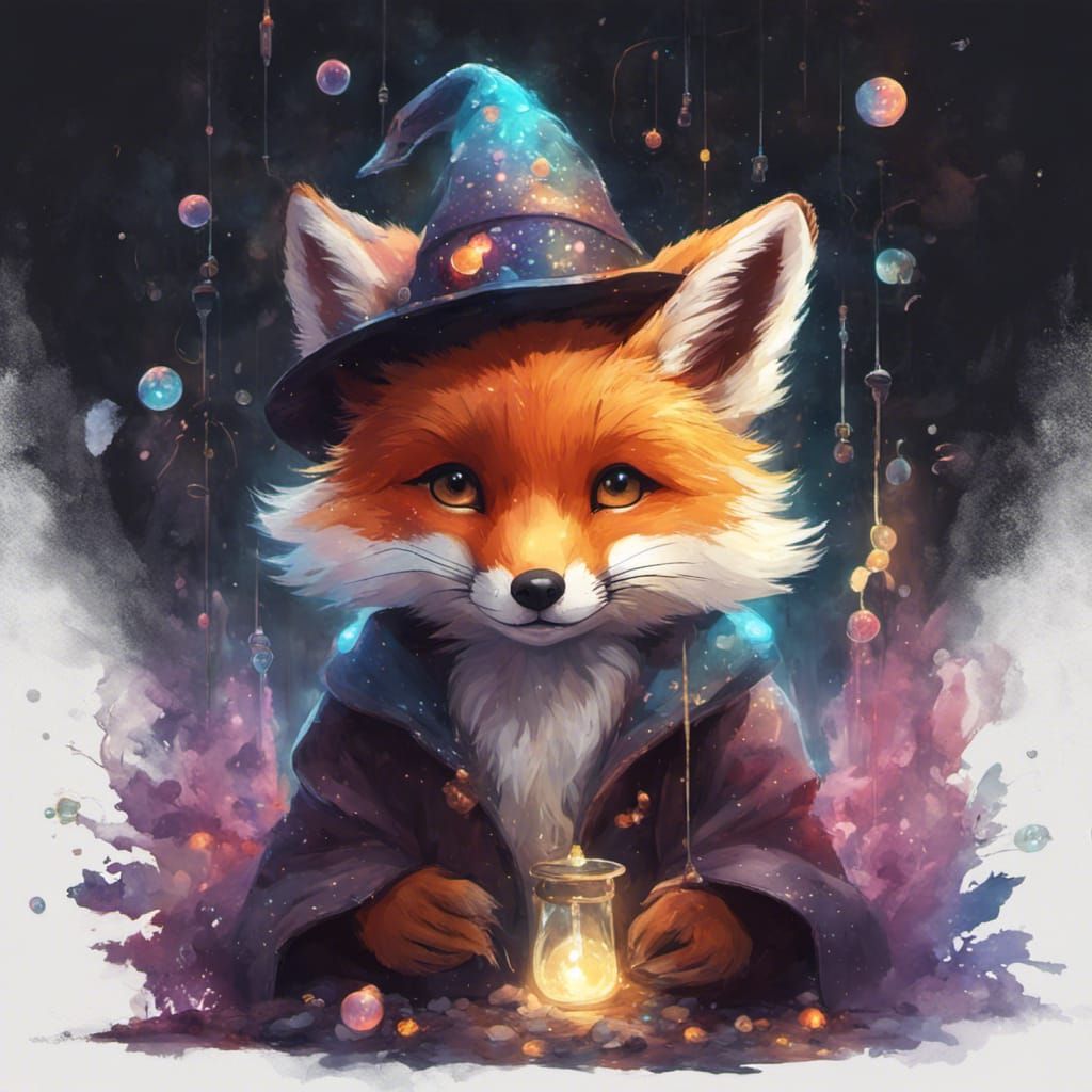 Wizard Fox - AI Generated Artwork - NightCafe Creator