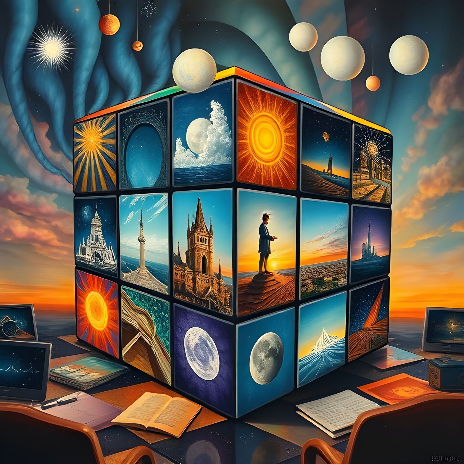Rubik's Cube Astronomy
