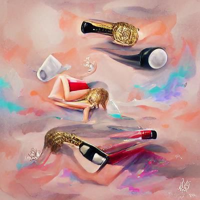 champagne problems by taylor swift artwork