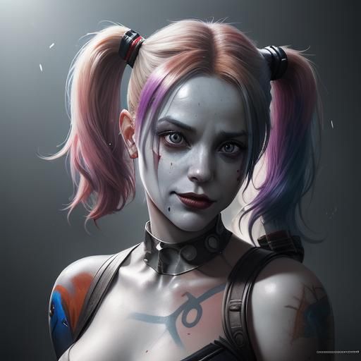 Harley Quinn - Ai Generated Artwork - Nightcafe Creator