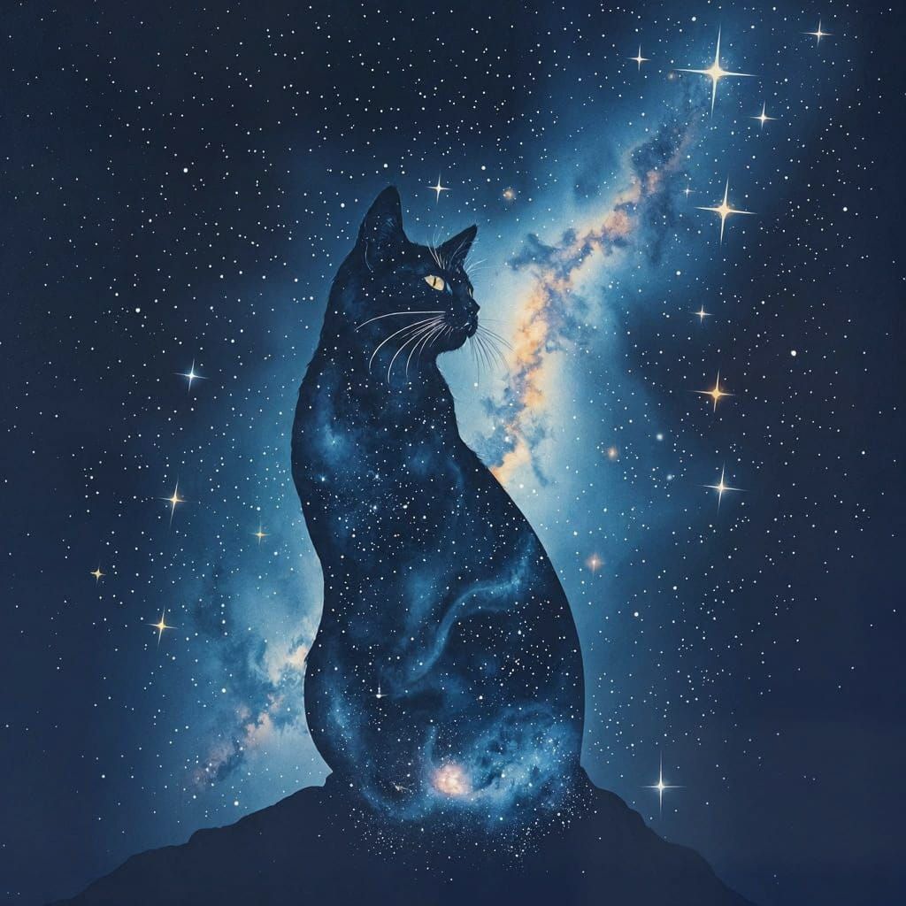 Cosmikitty  by @Zabrie