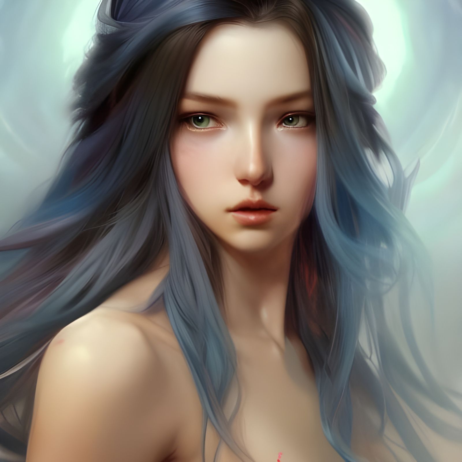 Blue Angel - AI Generated Artwork - NightCafe Creator