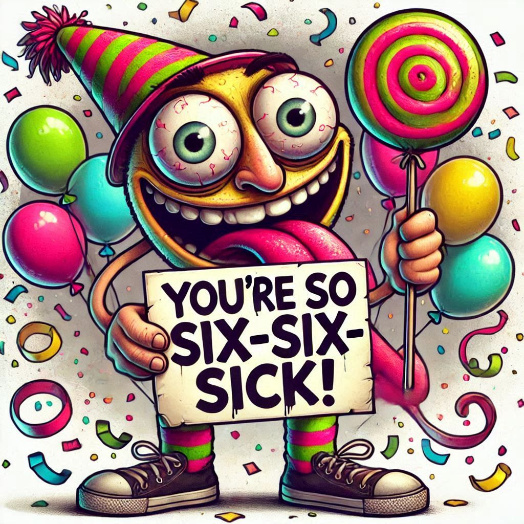 You're so six-six-sick ("AmEN!" by Bring Me The Horizon)