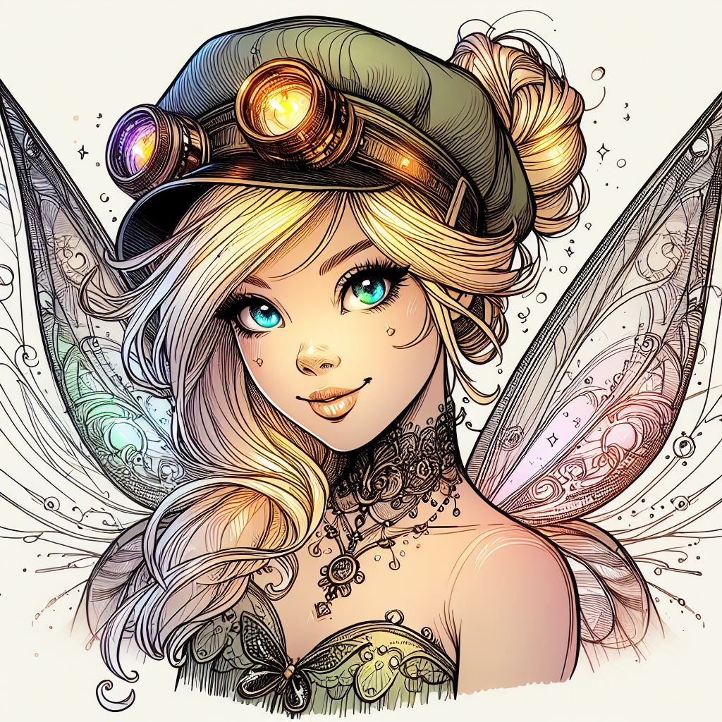 Tink in all her Lines and Colors