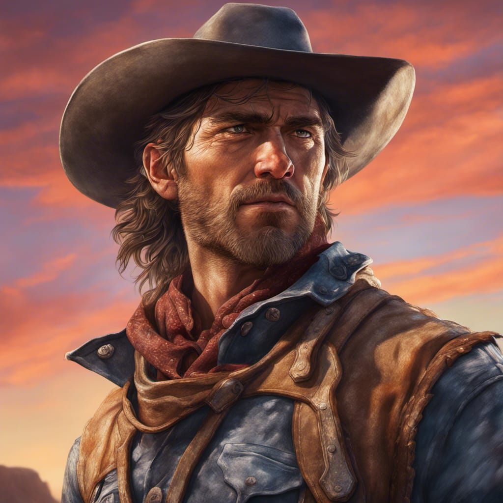 Cool cowboy - AI Generated Artwork - NightCafe Creator