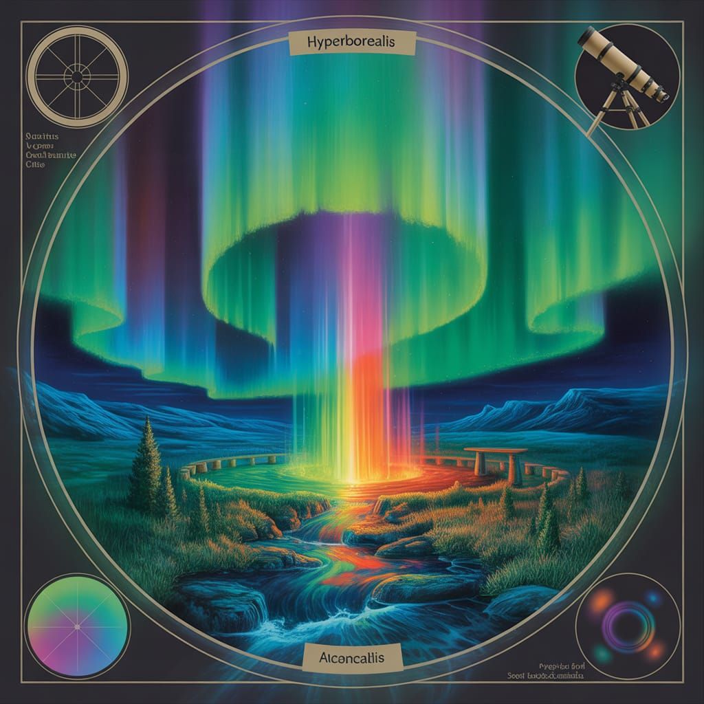 Hyperborealis: Surreal Aurora Over Canadian Landscape