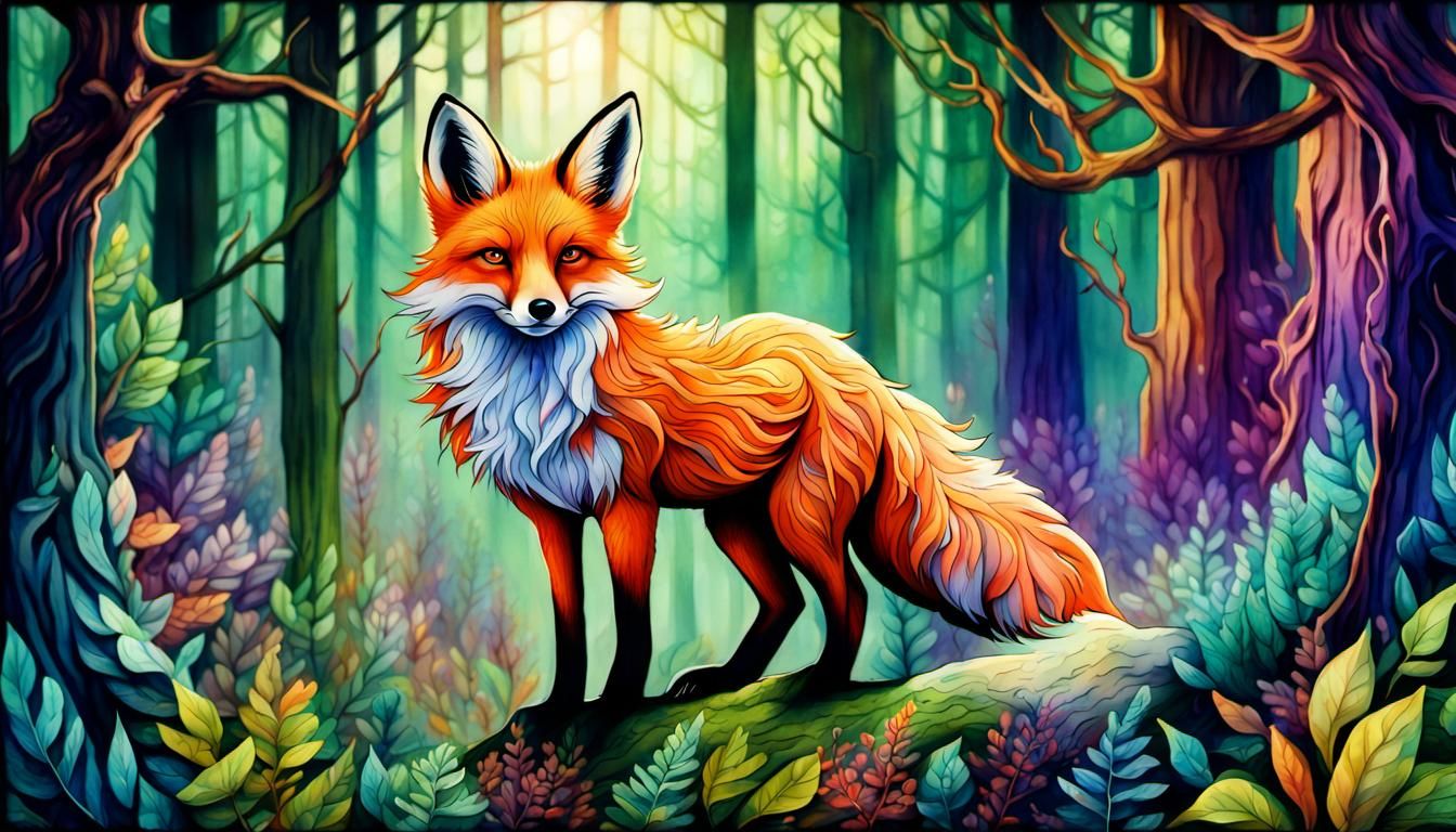 Fluffy Fox (SDXL DPO) - AI Generated Artwork - NightCafe Creator