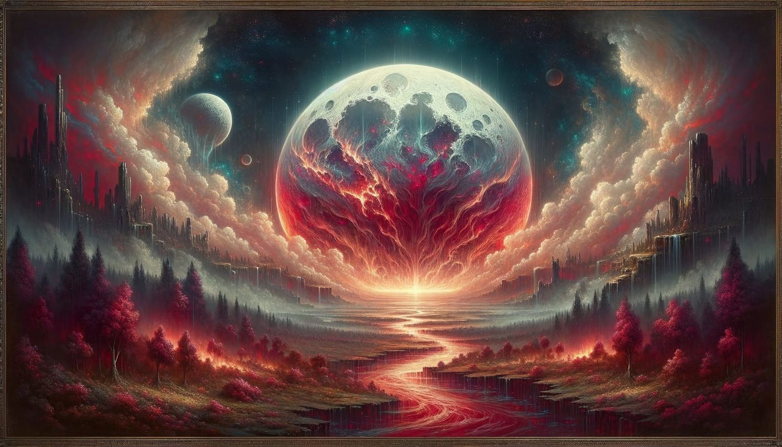 Bleeding Moon  by @Seivitae