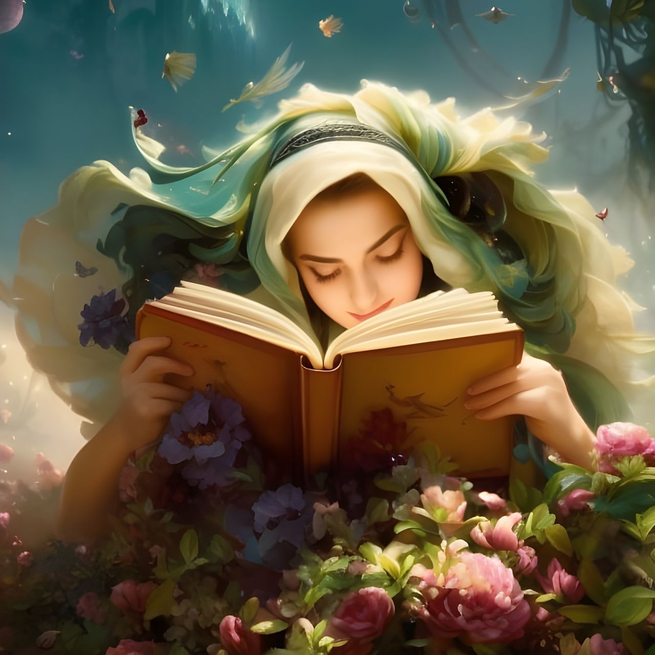 The Universal Joy of Reading  by @Kuiken