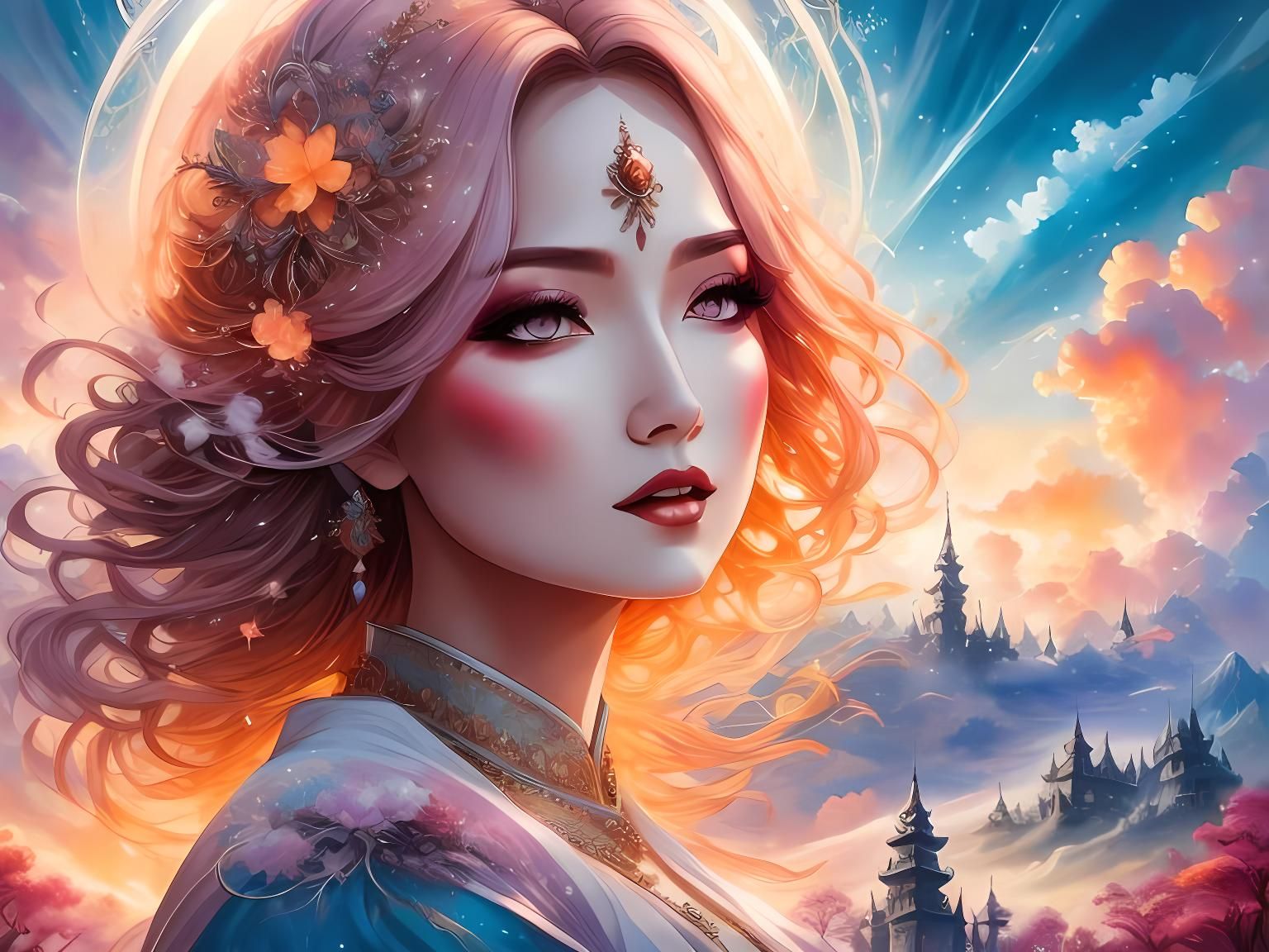 Dawn Goddess AI Generated Artwork NightCafe Creator