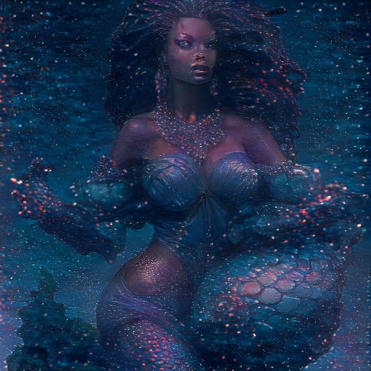 A beautiful mermaid