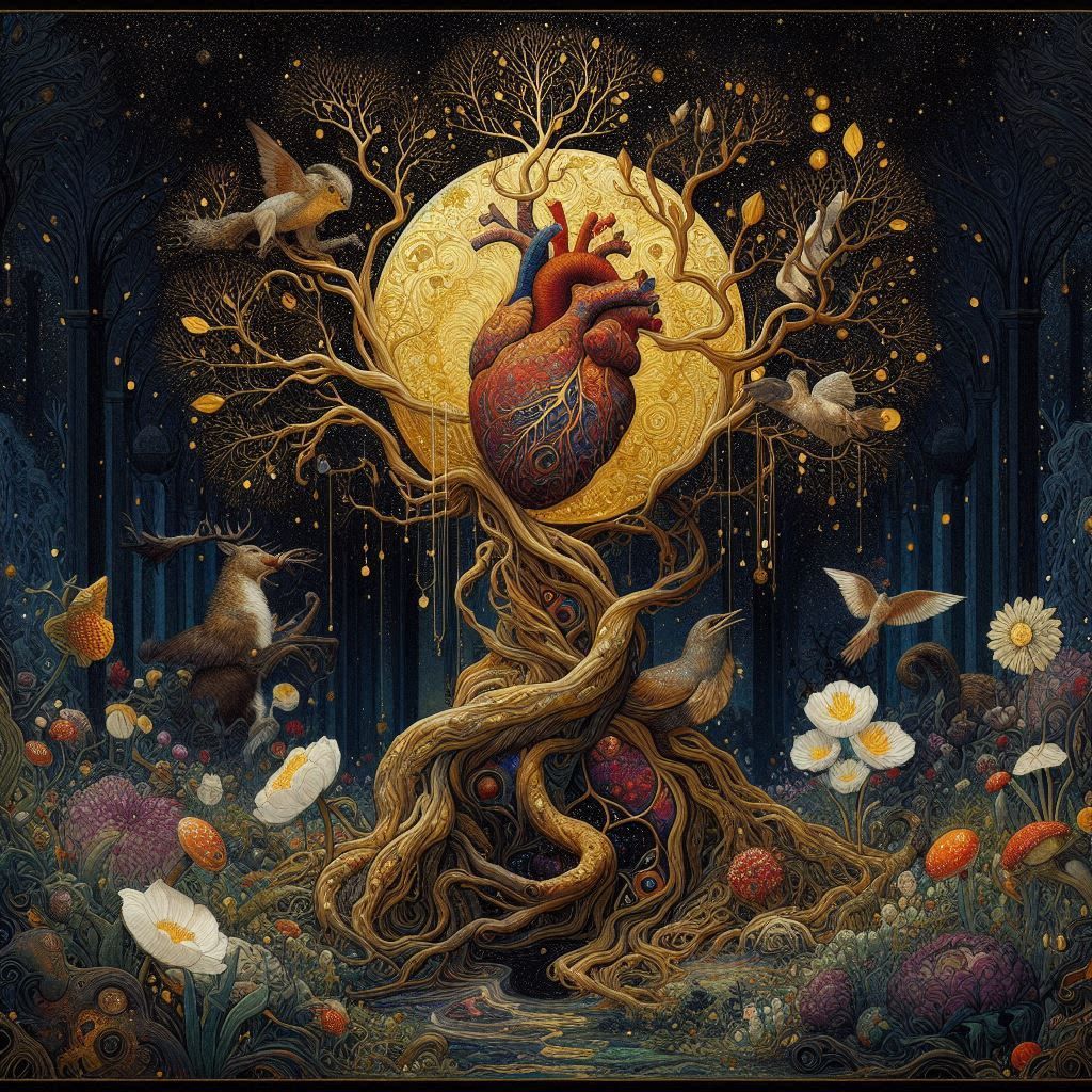 The heart of another is a dark forest, always, no matter how...