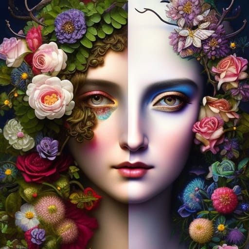 Flower goddess