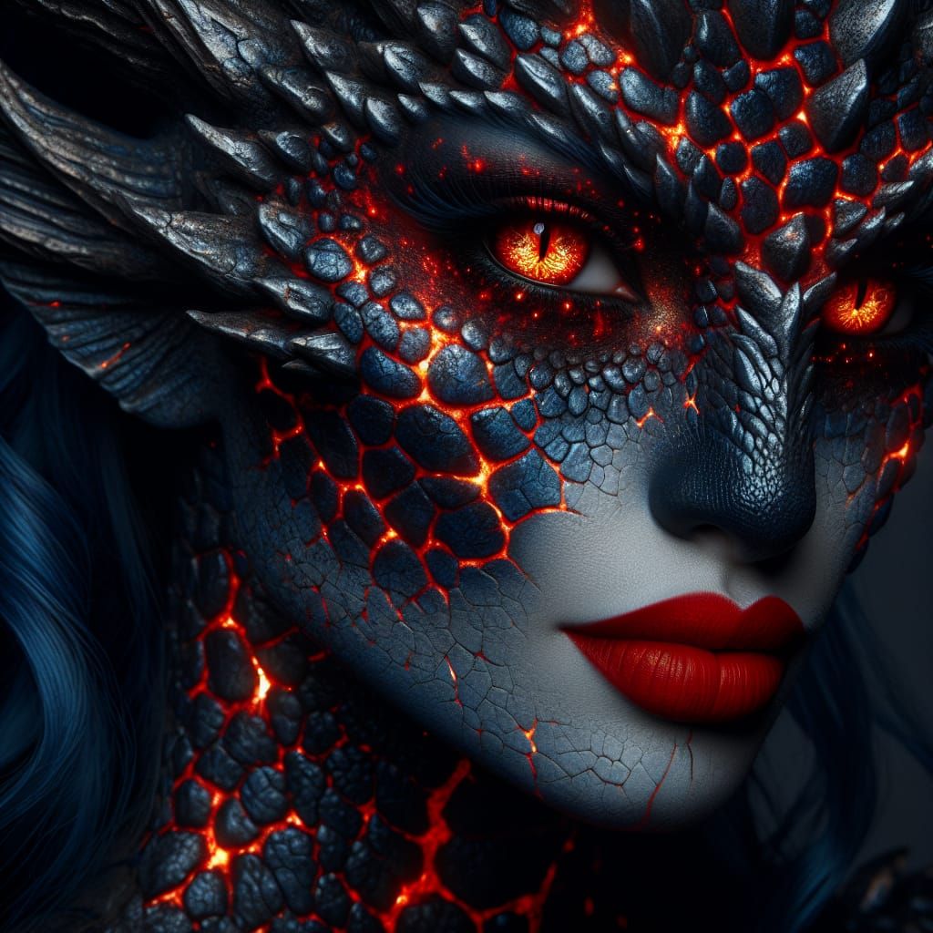 Lizard lady from accidental prompt  by @Brady Robertson