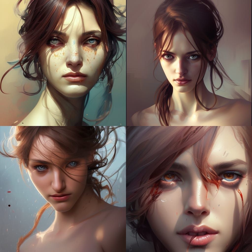 Eyes of a woman which shows love, anger and kindness