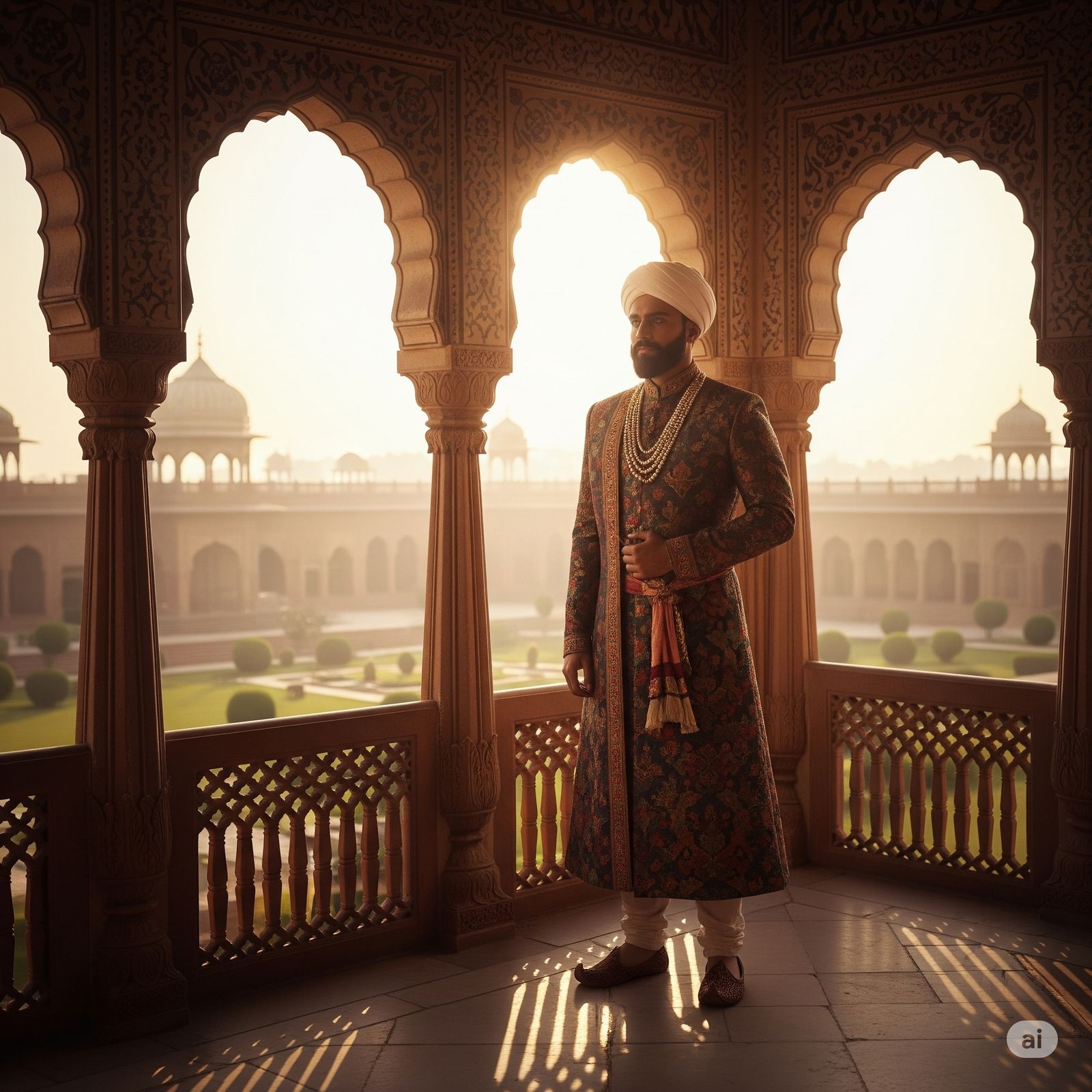 Prince in a lahore palace