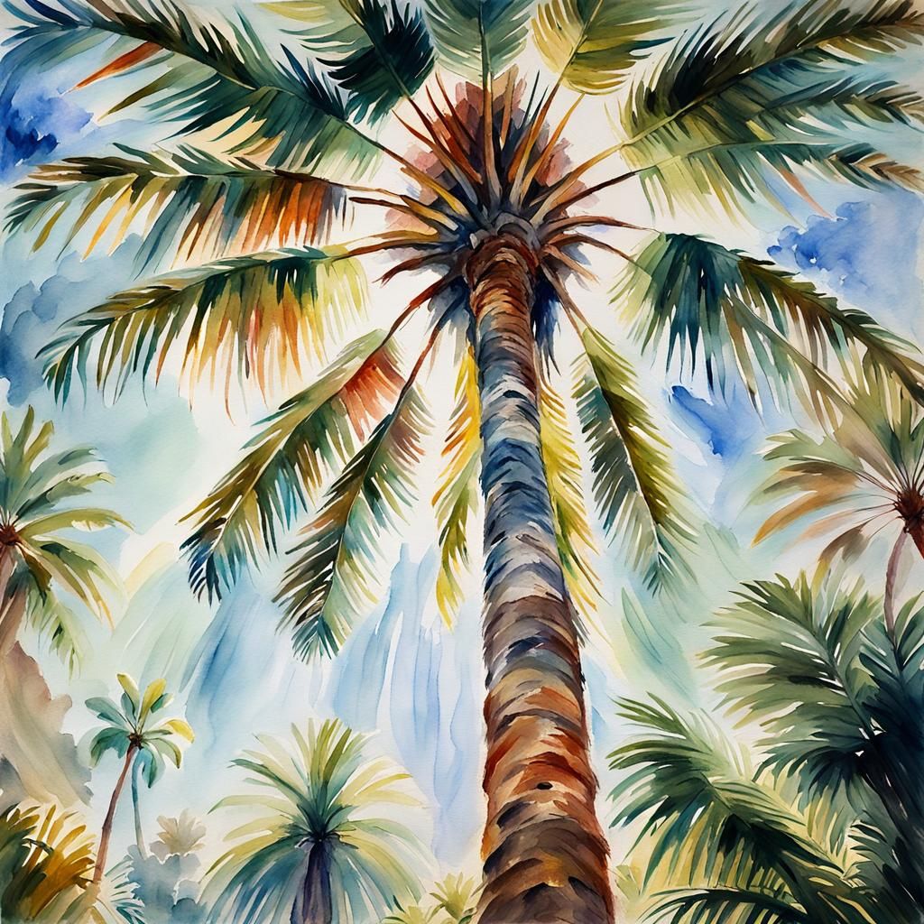 Palm Tree  by @Alfred Stephens