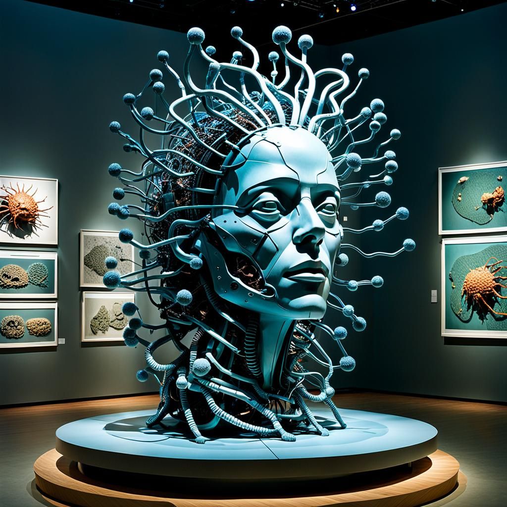 Postmodern Life Sculpture: Hyperrealistic Concept Art